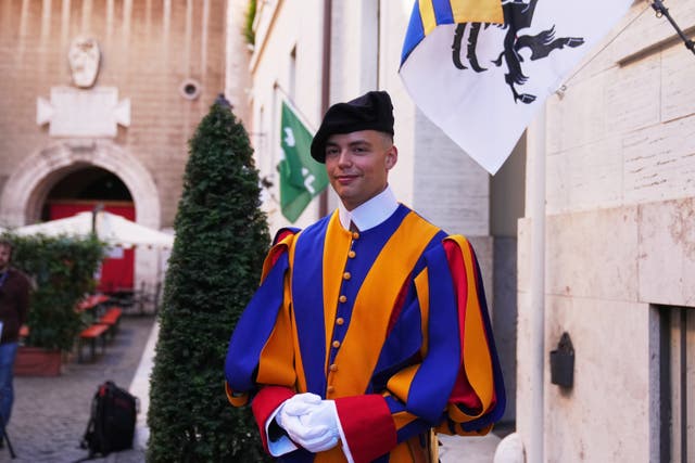 <p>Vatican Swiss Guards</p>