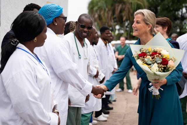 <p>Sophie spent four days in Congo</p>