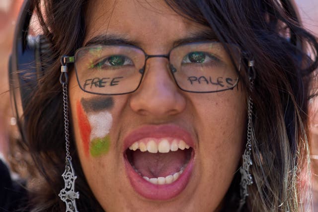 APTOPIX Spain Gaza Flotilla Protest