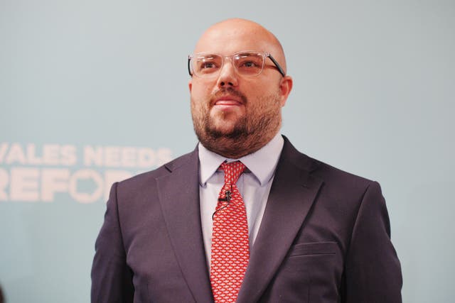 Llyr Powell described the actions of the former Reform UK Wales leader as a ‘betrayal’ (Ben Birchall/PA)