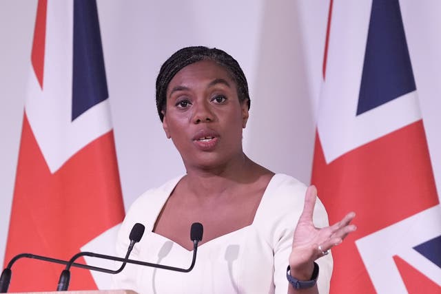 Conservative Party leader Kemi Badenoch (Stefan Rousseau/PA)