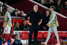 Nottingham Forest fans berate Ange Postecoglou with mocking chant after latest defeat