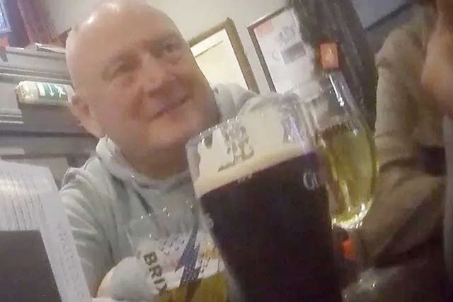 <p>Brian Sharkey was filmed making jokes about rape</p>