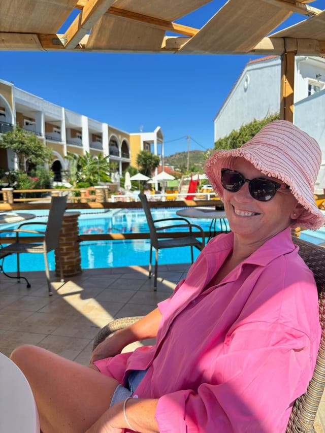 <p>Kirstie Baker, 55, feels she has her life back after she started taking medical cannabis for menopause </p>