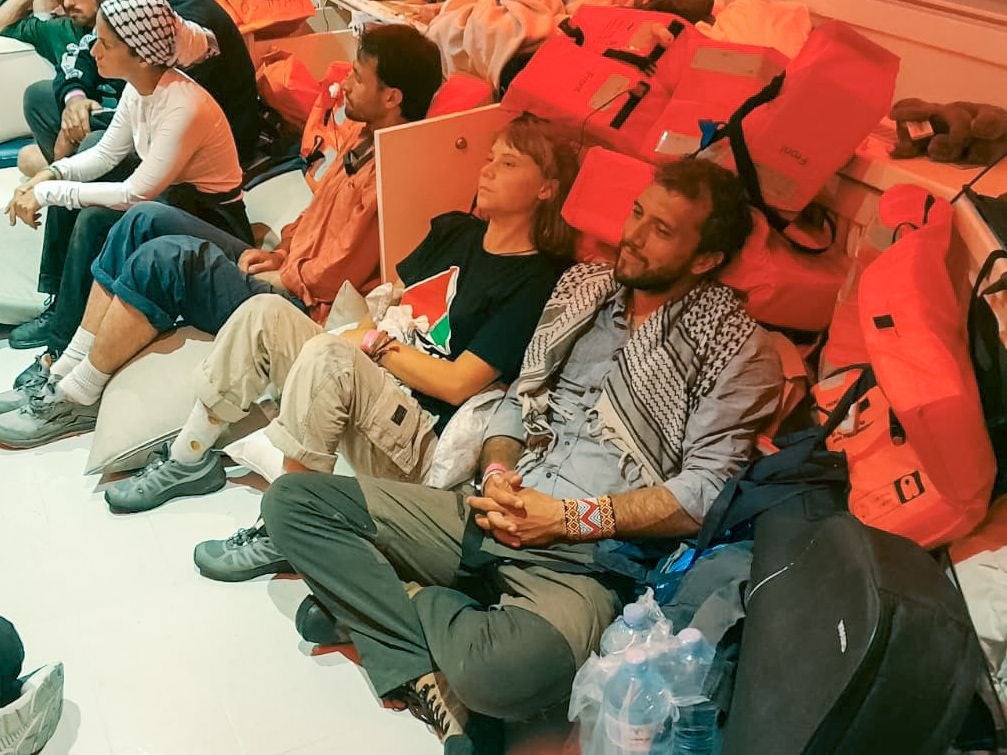 Thunberg’s flotilla was previously intercepted in June
