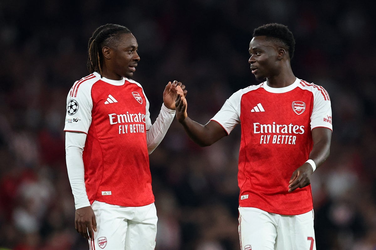 Mikel Arteta explains Saka and Eze rotation