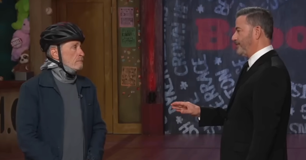 Jon Stewart hijacks Jimmy Kimmel monologue for gag about Trump's late-night  crackdown | The Independent