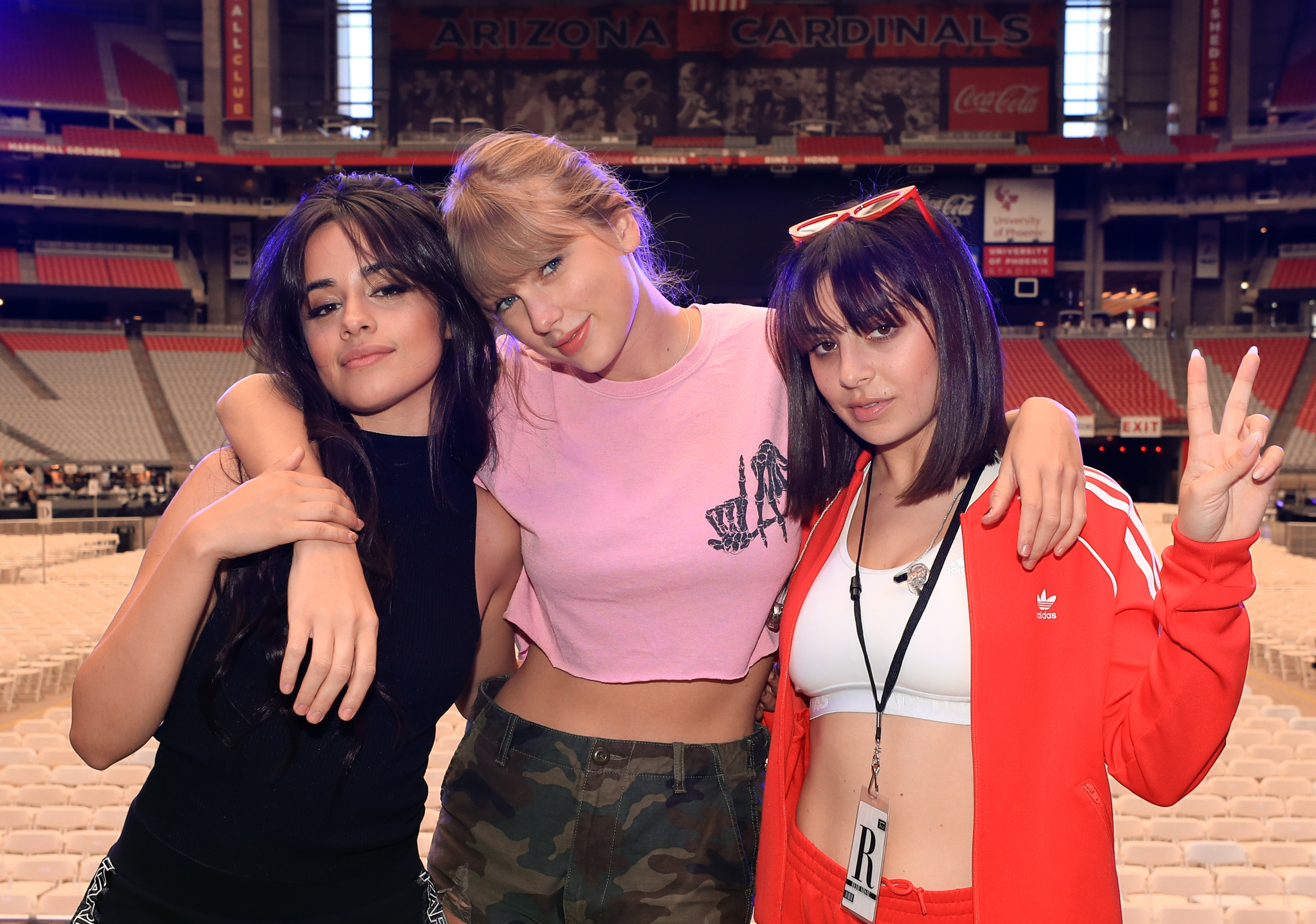Charli, right, previously supported Taylor on her ‘Reputation’ tour