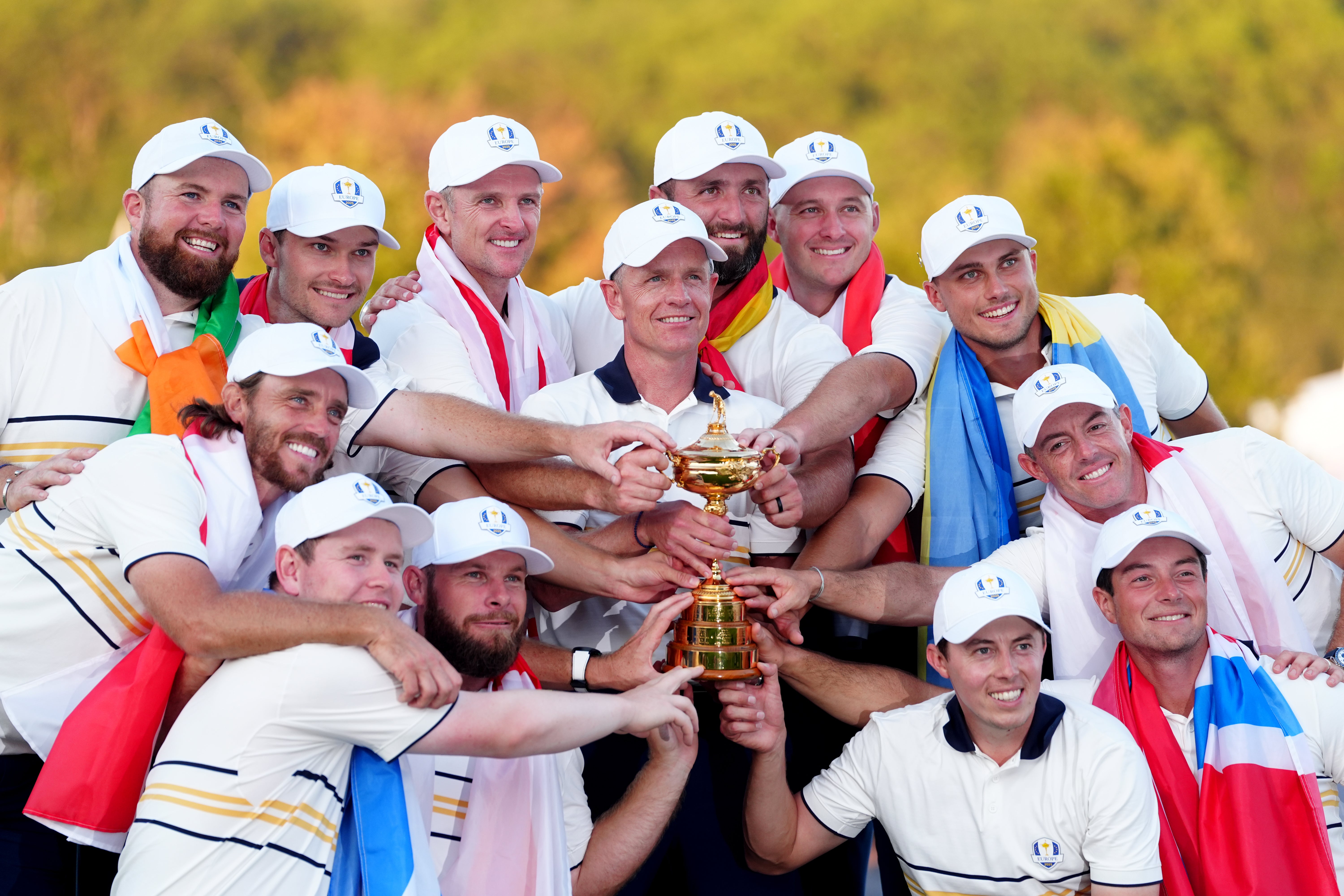 Pep Guardiola was gripped by the Ryder Cup