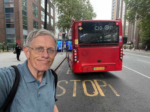 <p>Starter’s orders: The C10 departs from London Victoria, destination Canada Water in Docklands</p>