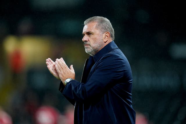 <p>Ange Postecoglou has defended his managerial record</p>