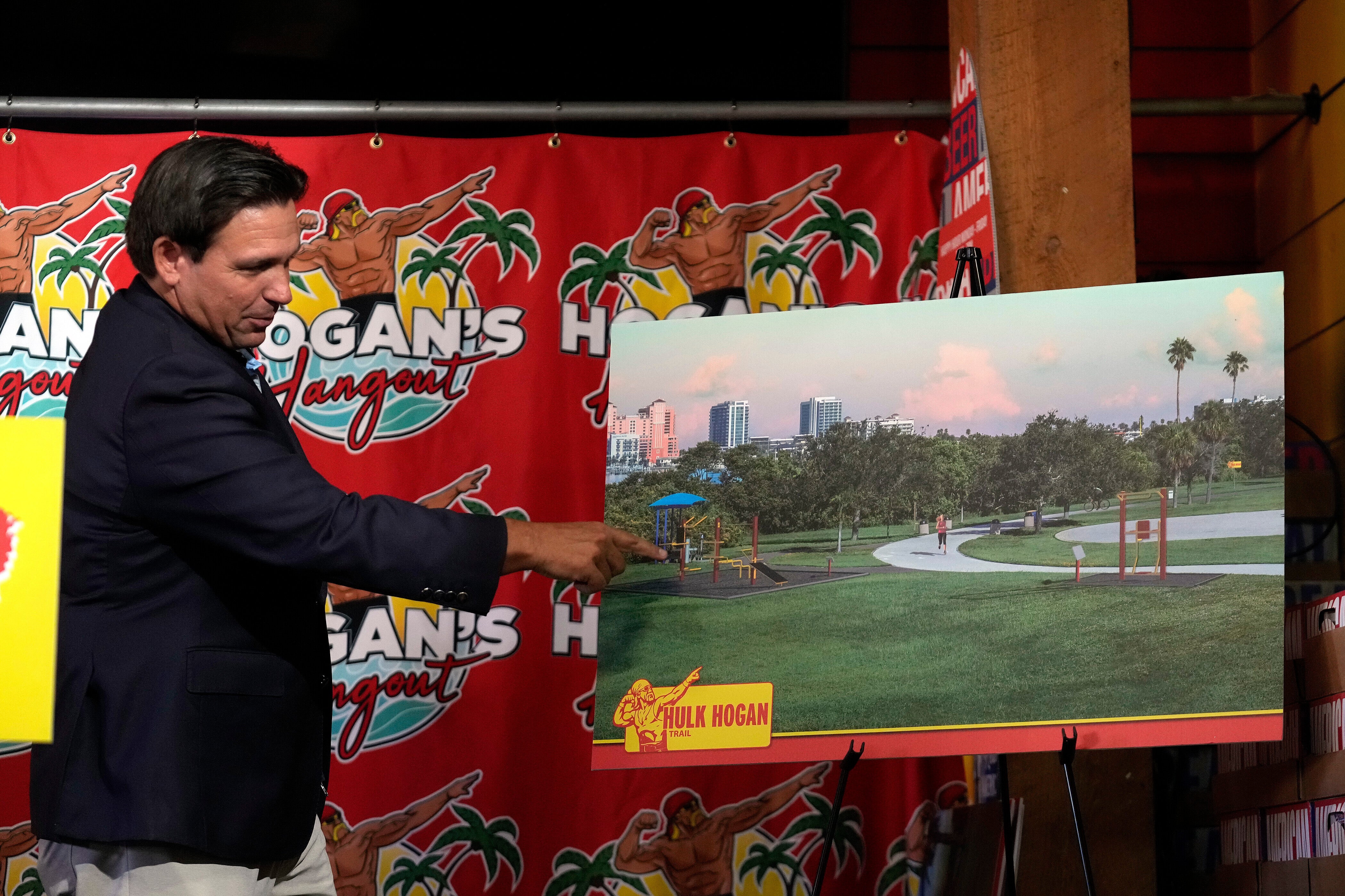 The Hulk Hogan Trail will be a 2-mile (3-kilometer) stretch of the Clearwater Memorial Causeway Trail