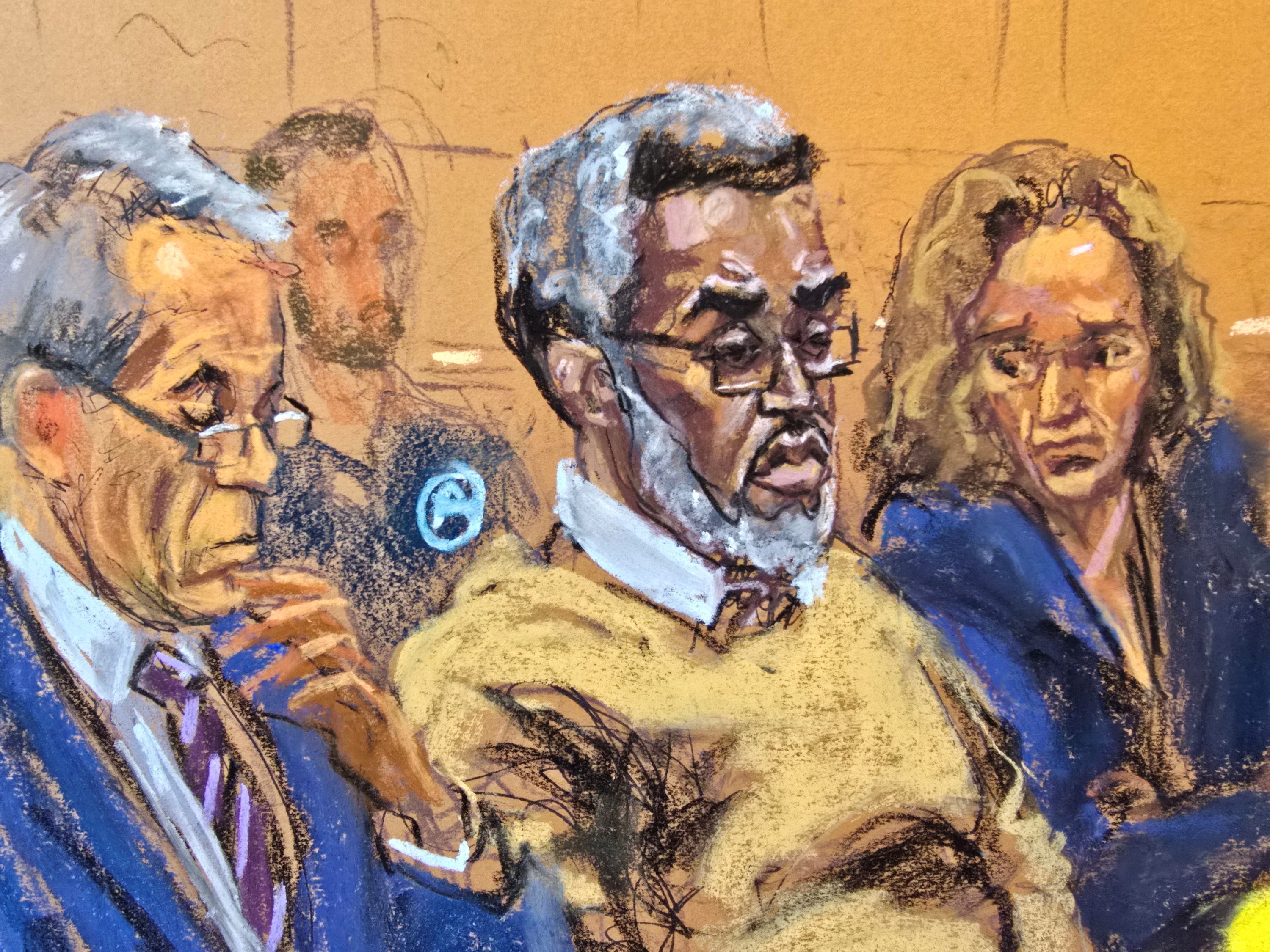 One of Diddy’s attorneys, Nicole Westmoreland, teared up as she described the impact of his charity work.