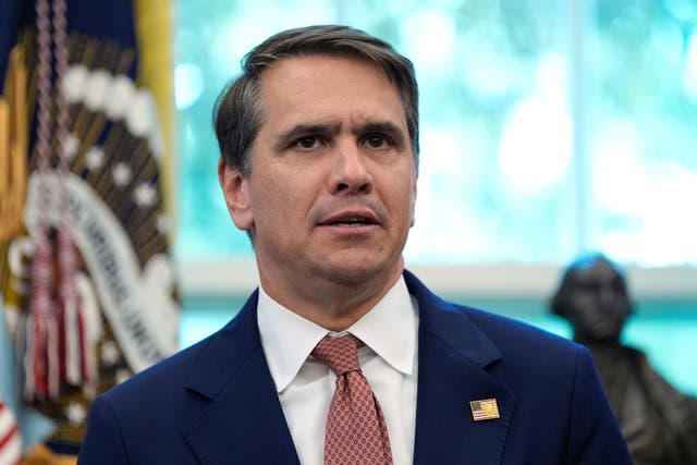 <p>Deputy Attorney General Todd Blanche defended the photographs that were included in the Epstein files and later redacted, saying on Sunday it was “laughable” to think the Department of Justice would remove a single photo just because it featured President Donald Trump </p>