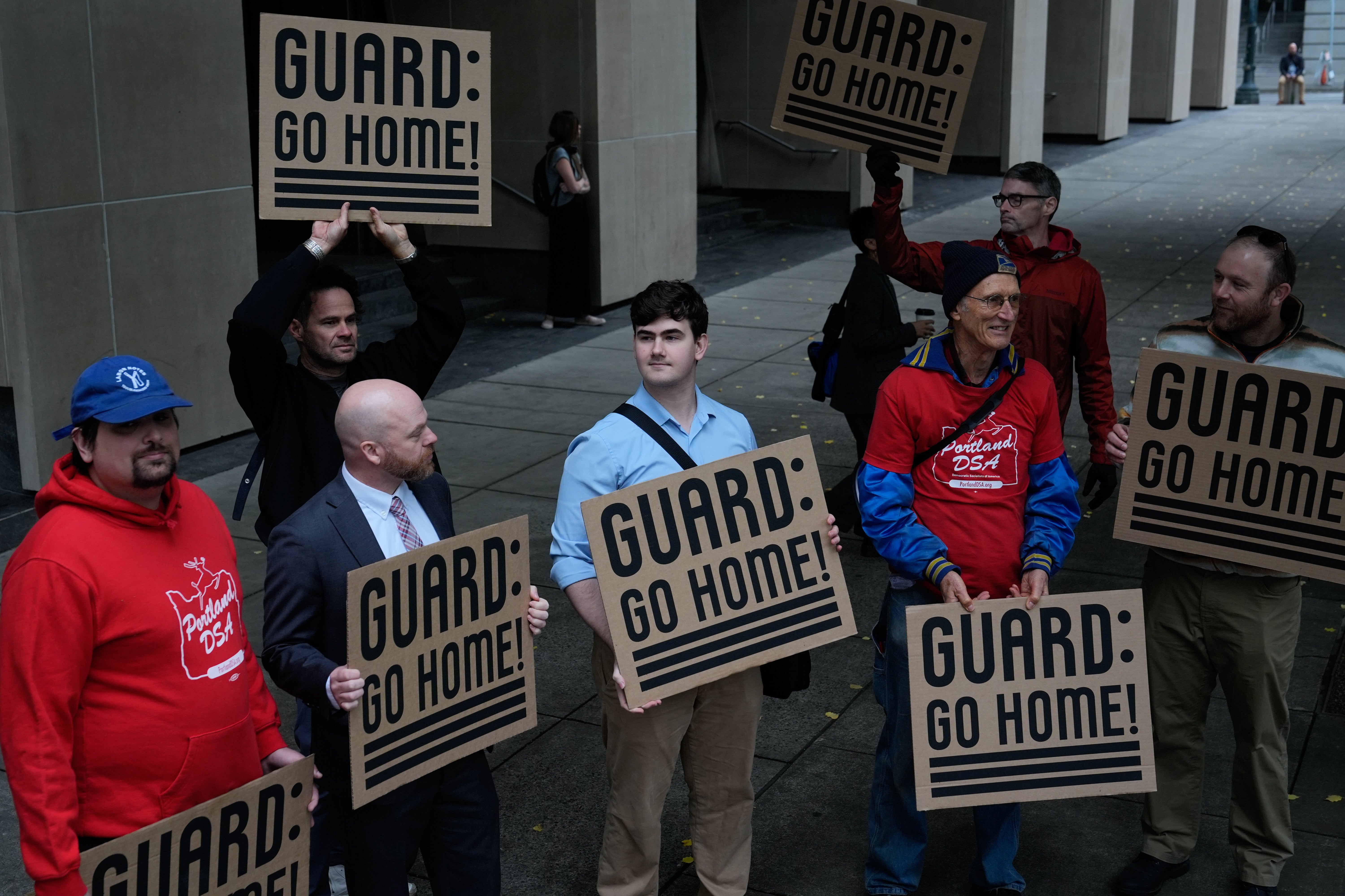 The Trump administration deployed 200 National Guard troops to Portland this week as Oregon sought a court block