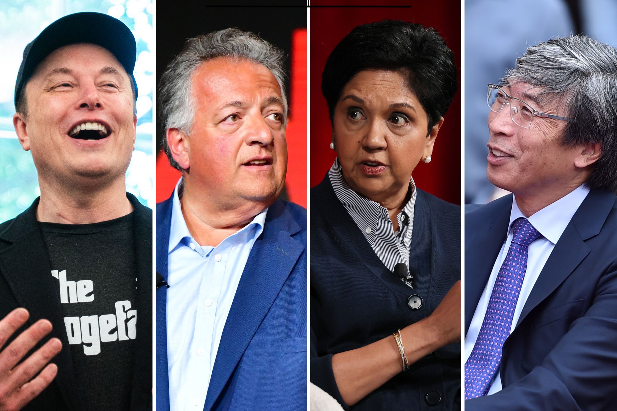 Elon Mask, Nuber Afian, Indra Nui e Patrick em breve -Shiong: Todos os líderes empresariais americanos que já tiveram visto de emprego H-1B ou H1. O programa está agora nas mãos de Donald Trump porque ele espera cobrar US$ 100 mil por cada visto popular.
