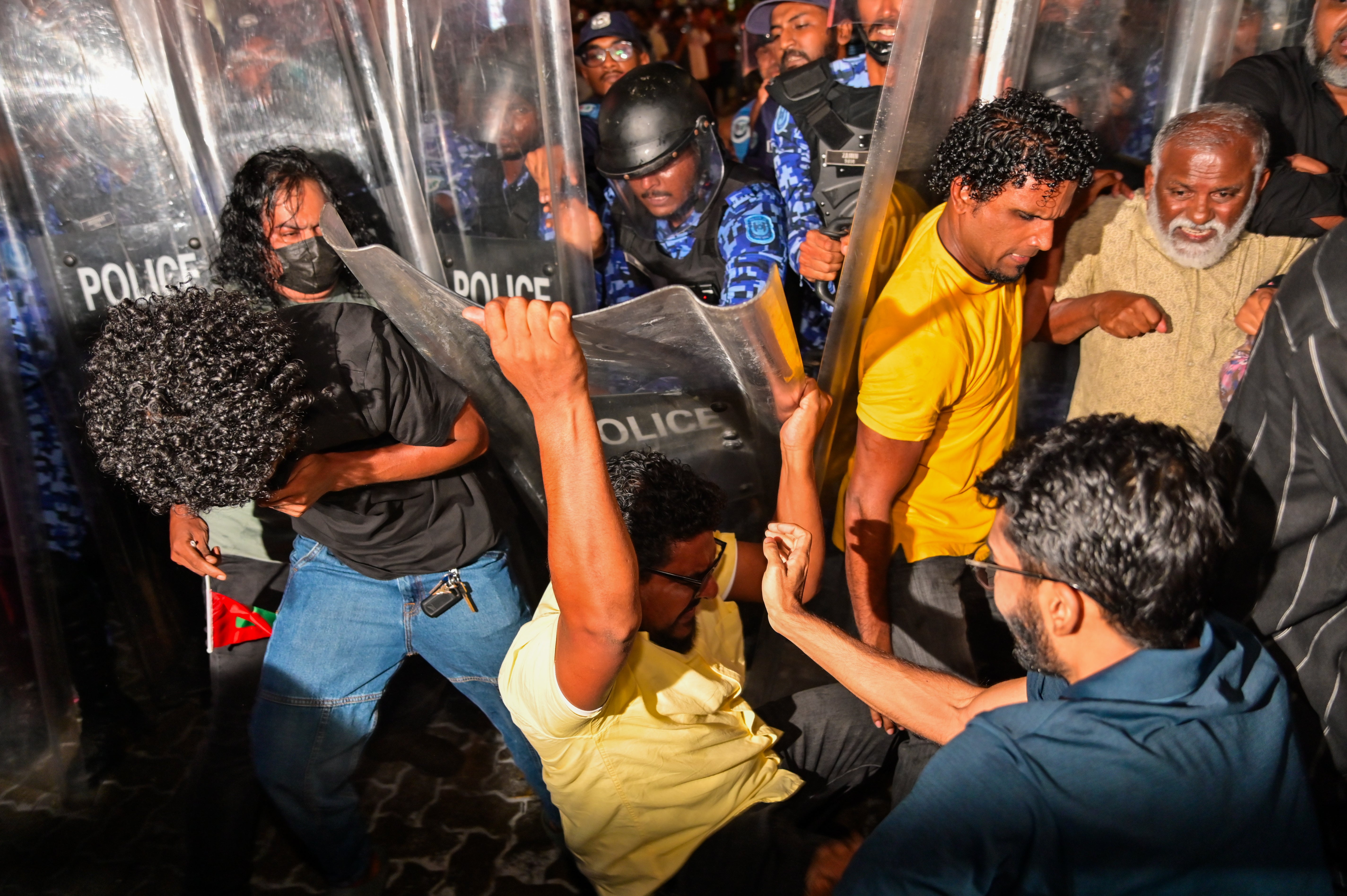 Maldives Protest