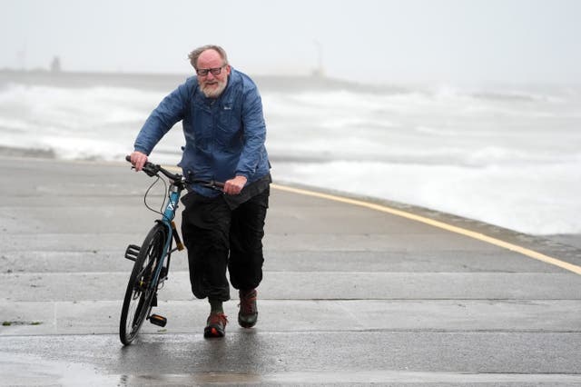 <p>Storm Amy hounded Scotland, with the weather front set to continue on Saturday</p>