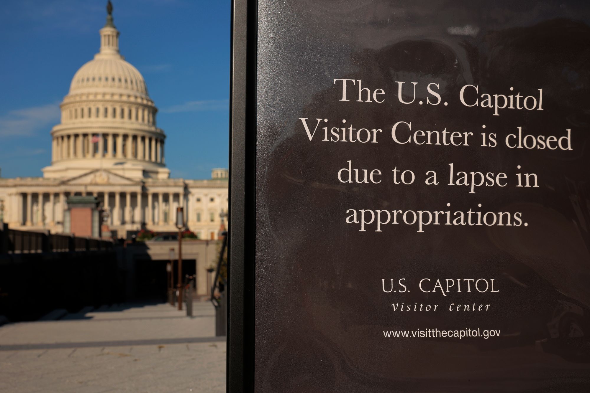 Republicans and Democrats have blamed each other for the shutdown, which started Wednesday at midnight