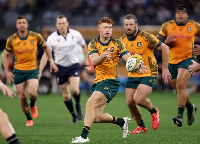 <p>Tane Edmed starts at fly half for Australia against England</p>