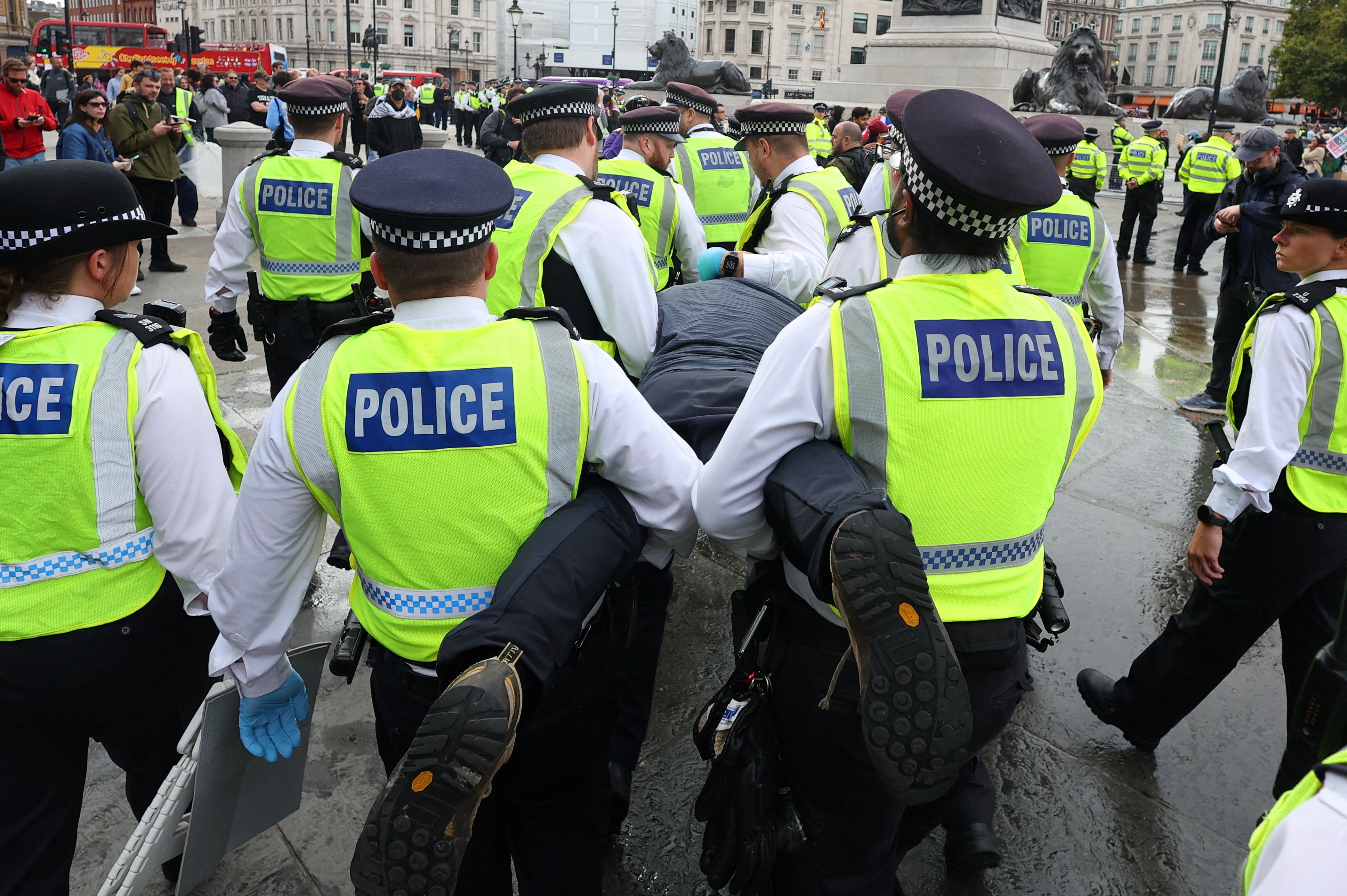In what it claimed was the biggest ever defiance of the ban on Palestine Action, organisers Defend Our Juries said more than 1,000 people sat for the silent vigil in central London in protest at the proscription of the group