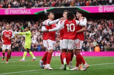 Arsenal prove key squad issue is solved as title question looms over Mikel Arteta