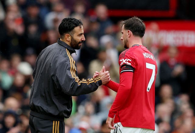 <p>Ruben Amorim potentially saved his job, with Mason Mount scoring one of the goals</p>