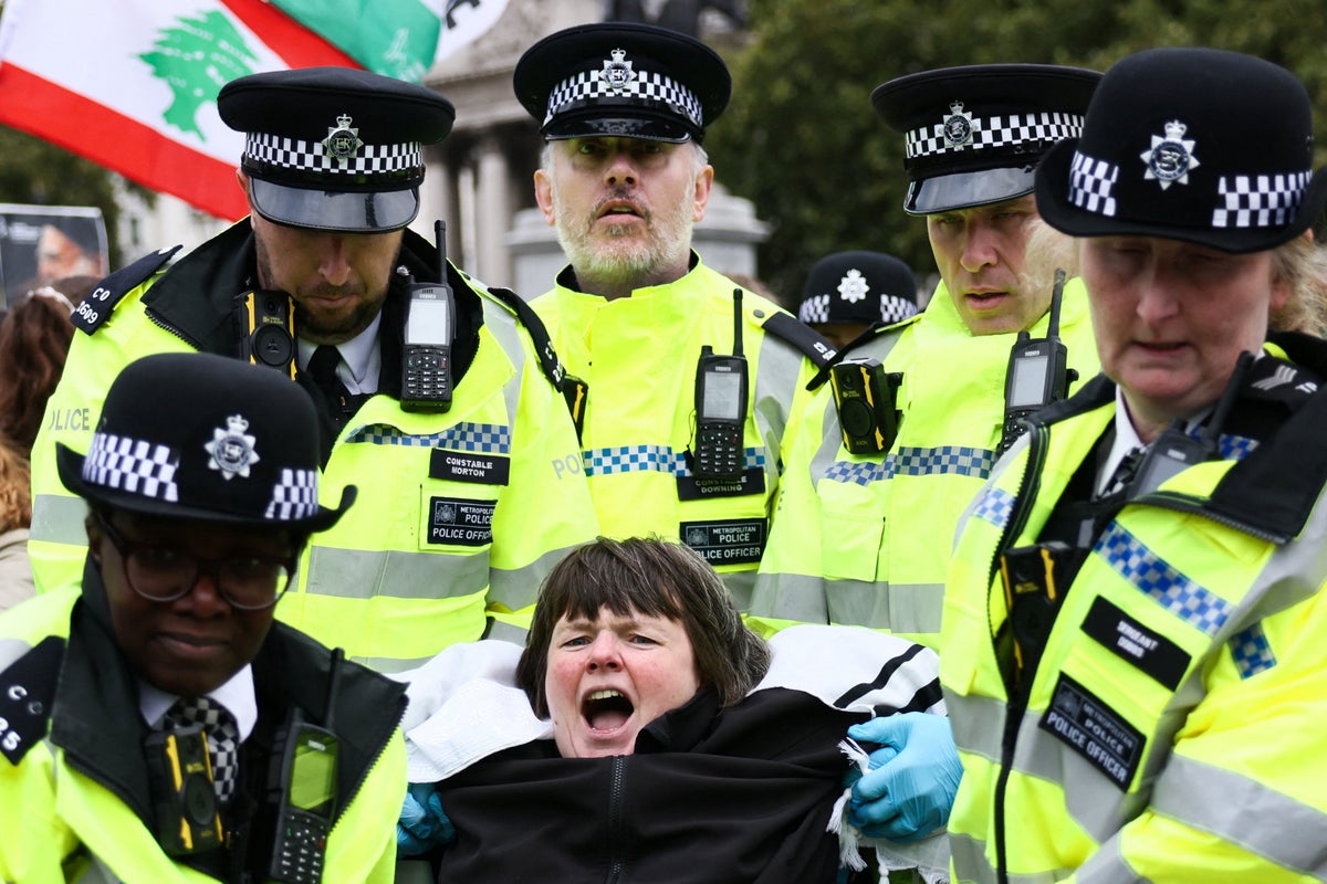 Human rights watchdog says UK risks over-policing' Palestine Action protests