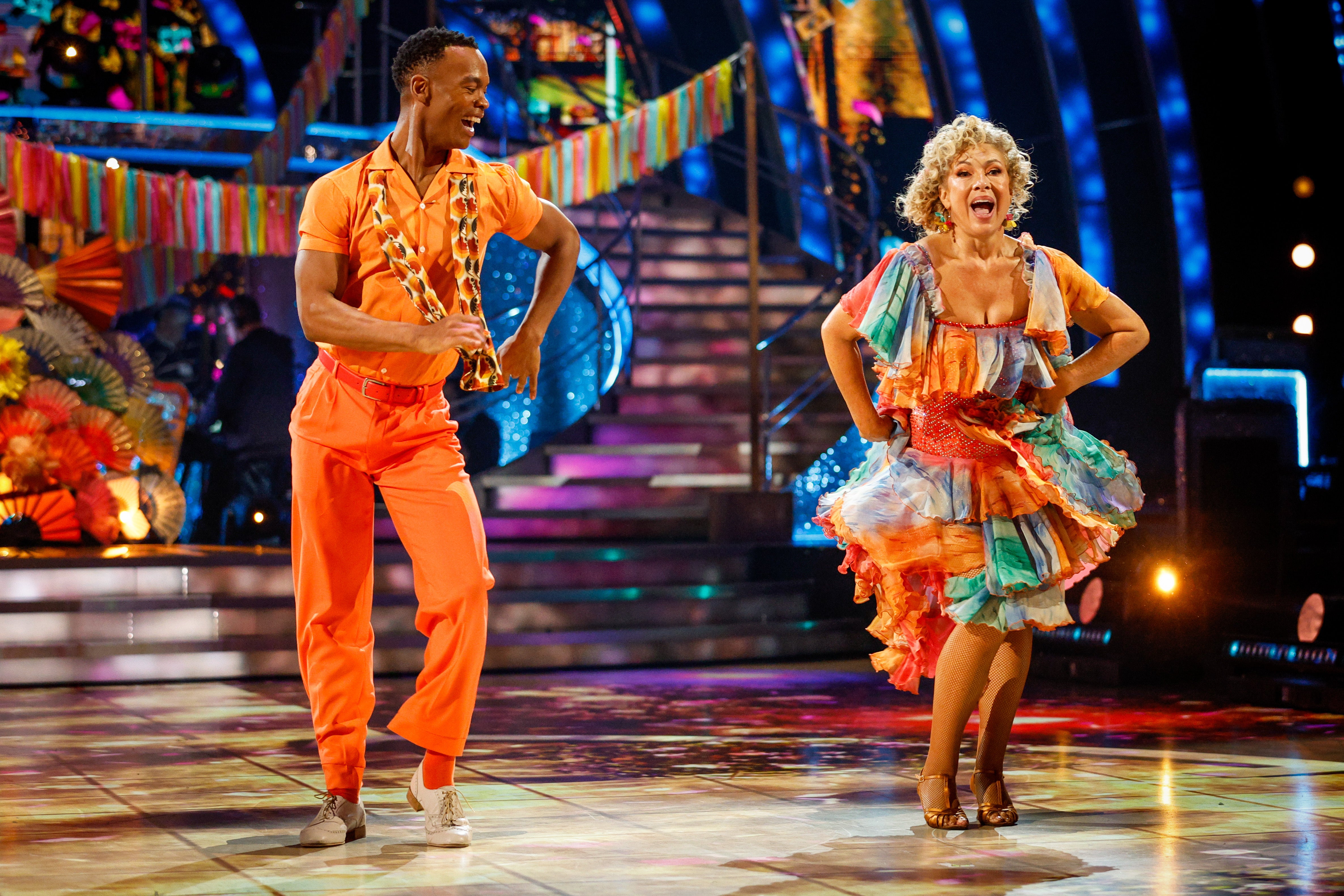 Alex Kingston and Johannes Radebe score the highest mark on week two of 'Strictly Come Dancing'