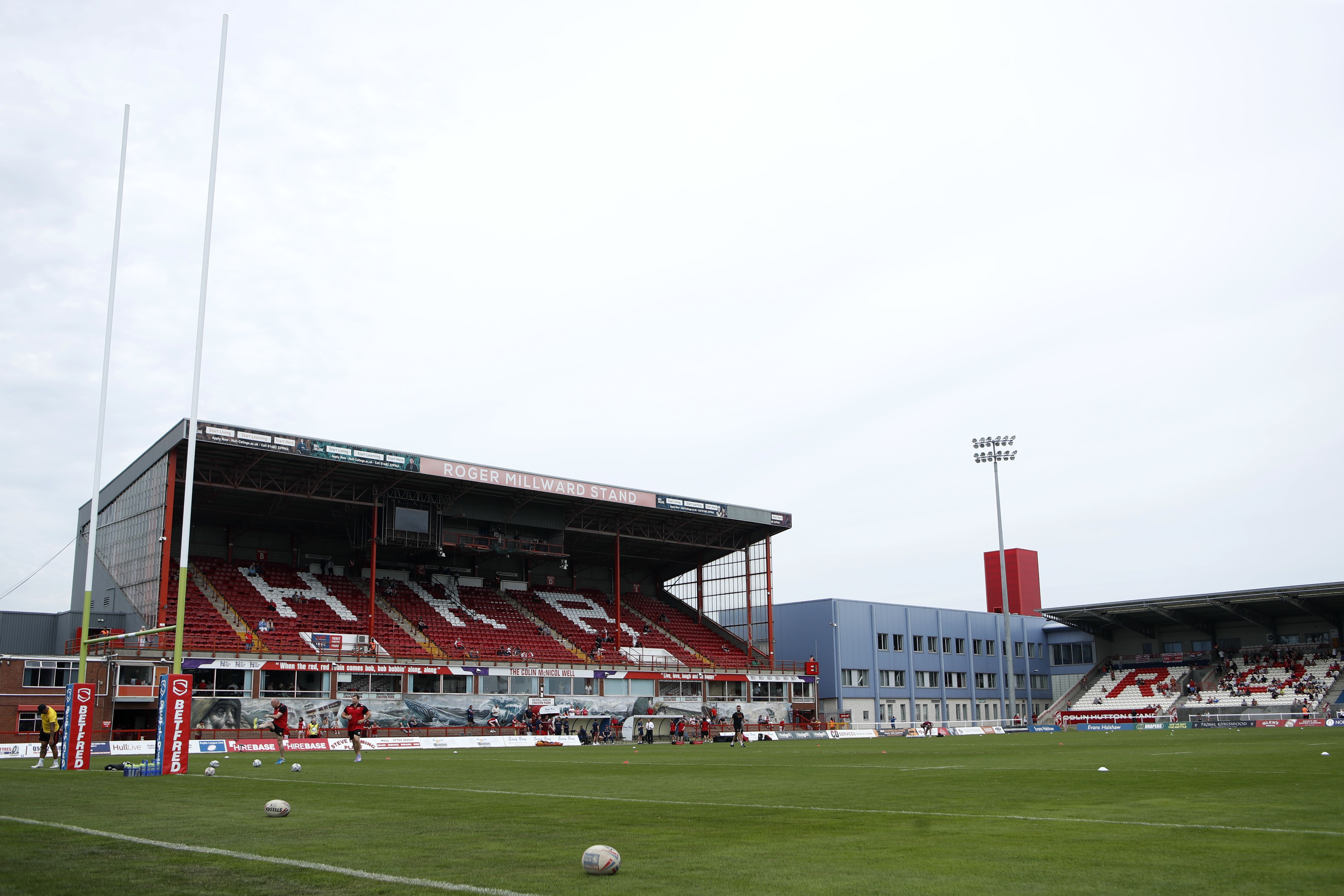 St Helens were given a police escort away from Hull KR’s Craven Park after the club said a terrorist threat was sent to their Instagram account (Will Matthews/PA)
