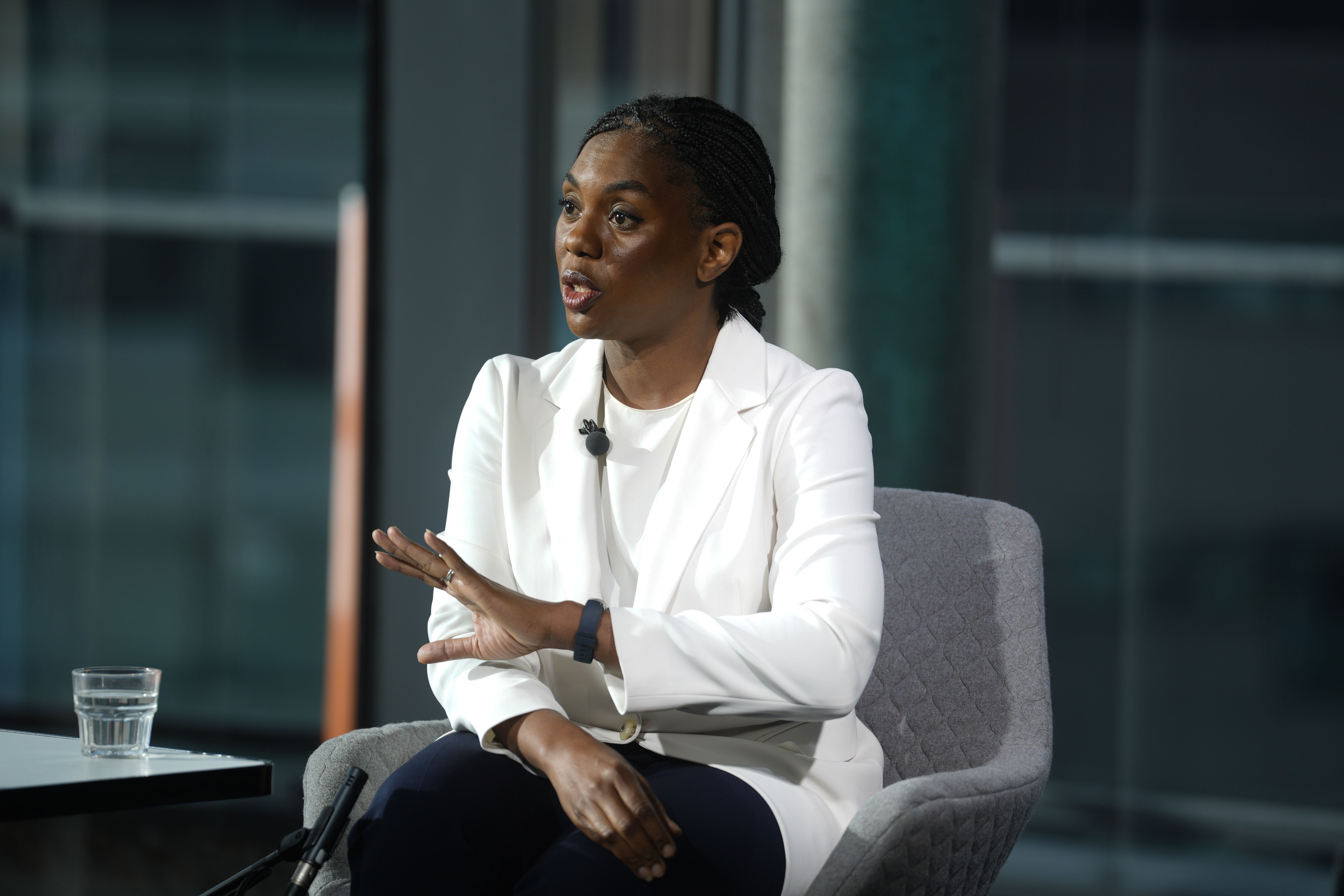 Kemi Badenoch said every Tory candidate at the next election would have to sign up to leaving the ECHR (Danny Lawson/PA)