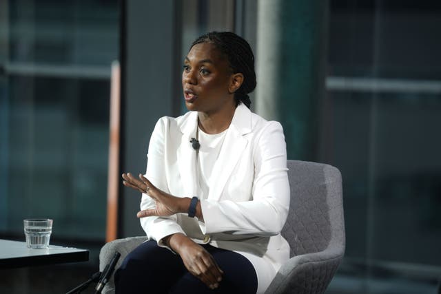 Kemi Badenoch said every Tory candidate at the next election would have to sign up to leaving the ECHR (Danny Lawson/PA)