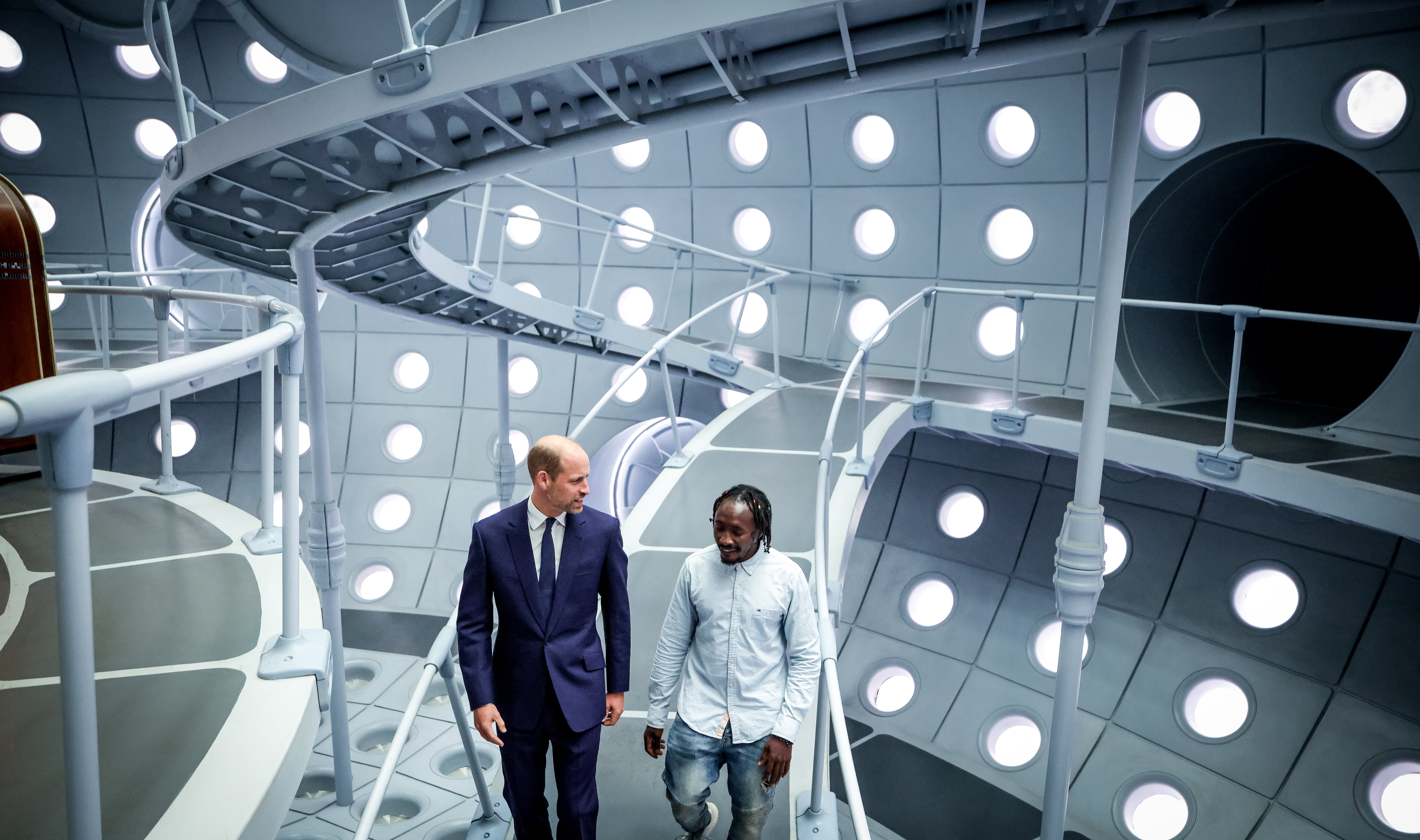 <p>The visit came as part of Bad Wolf Studios 10th anniversary (Andrew Parsons/Kensington Palace/PA)</p>