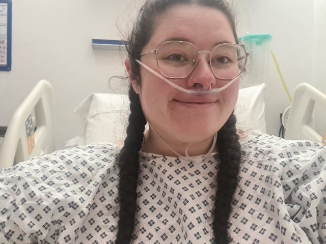 <p>Sophie Fay had her leg amputated after medics found a rare rumour in her calf</p>