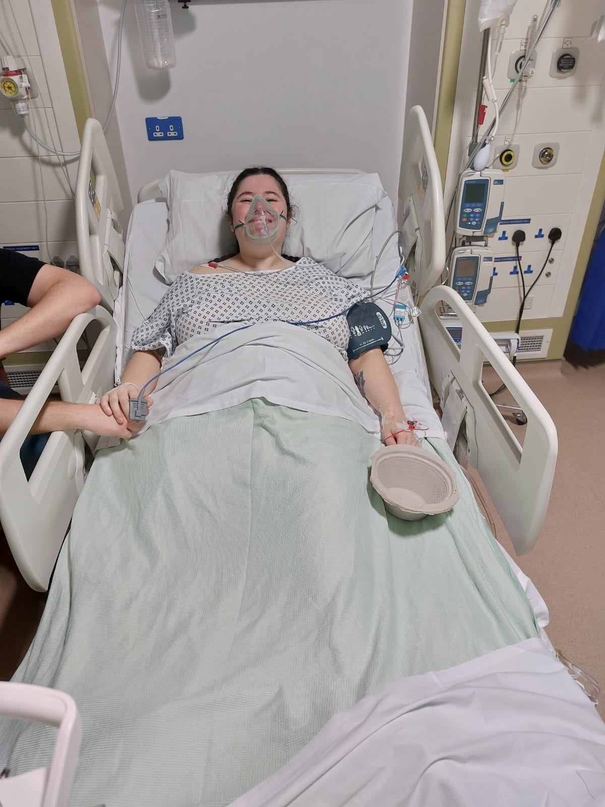 Mr Fay described going into survival mode post operation, even though the procedure went as smoothly as possible