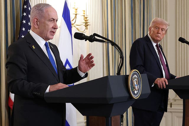 <p>Donald Trump aprovechó su relación con Benjamin Netanyahu para impulsar lo que cada vez más parece ser un acuerdo que podría poner fin a la ofensiva israelí sobre Gaza</p>