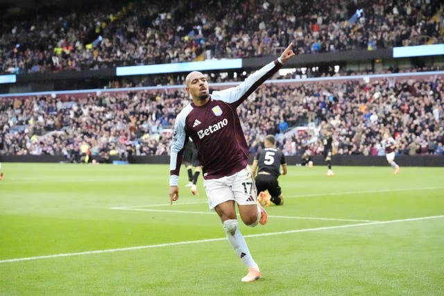 Donyell Malen scored twice as Villa beat Burnley 2-1 (Nick Potts/PA)