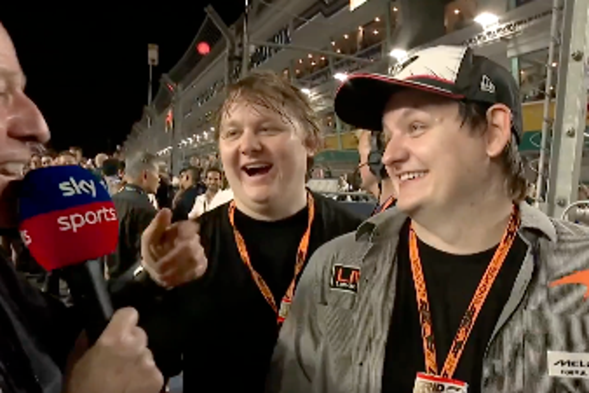 Martin Brundle Mistakes Lewis Capaldi During Singapore GP Grid Walk
