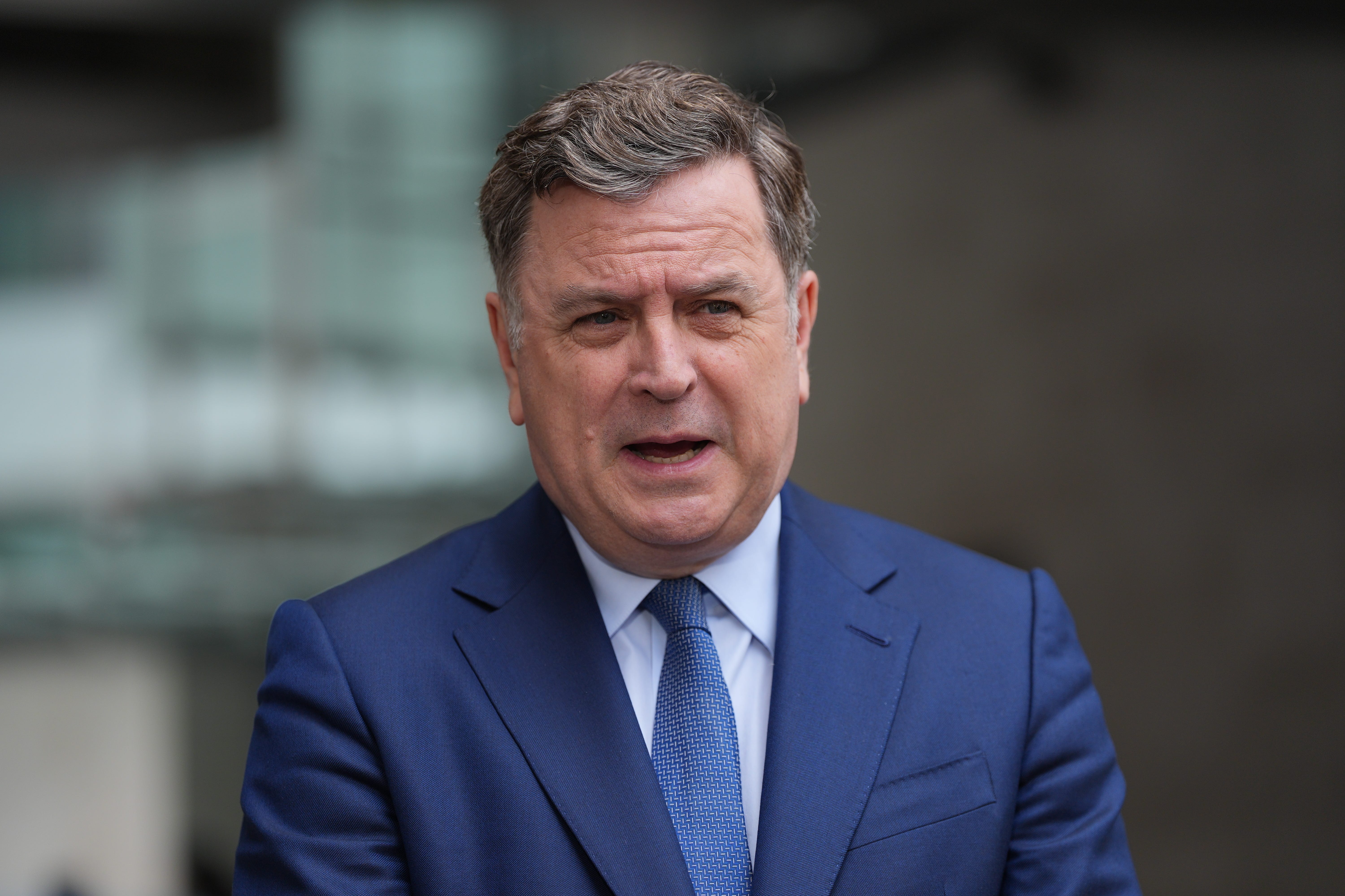 Shadow chancellor Sir Mel Stride is expected to set propose cutting £47 billion from public spending. (Yui Mok/PA)