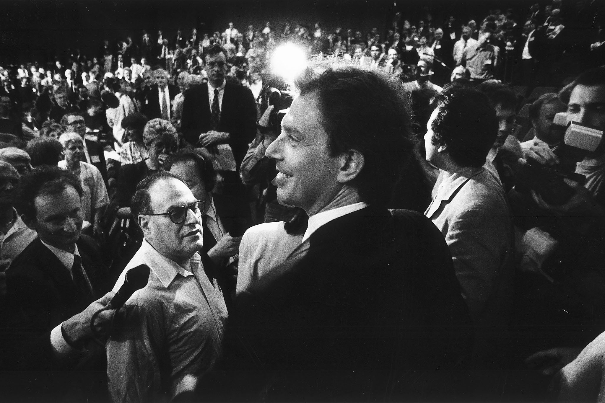 Fotografió a Tony Blair el día que fue elegido líder laborista en 1994