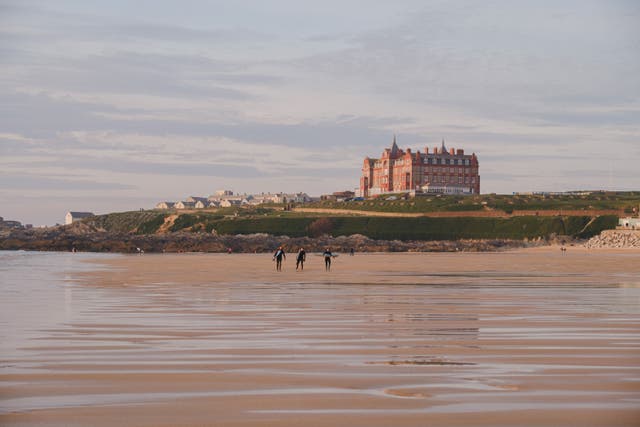 <p>The Headland can be found standing by the coast in Newquay, Cornwall</p>