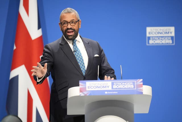 Shadow housing secretary Sir James Cleverly (Danny Lawson/PA credit)