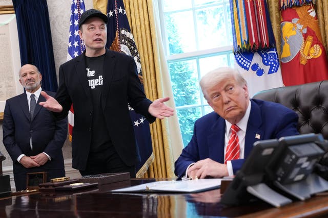 <p>Elon Musk and Donald Trump famously fell-out during their time in the White House, with the X CEO claiming that the president was in the Epstein files</p>