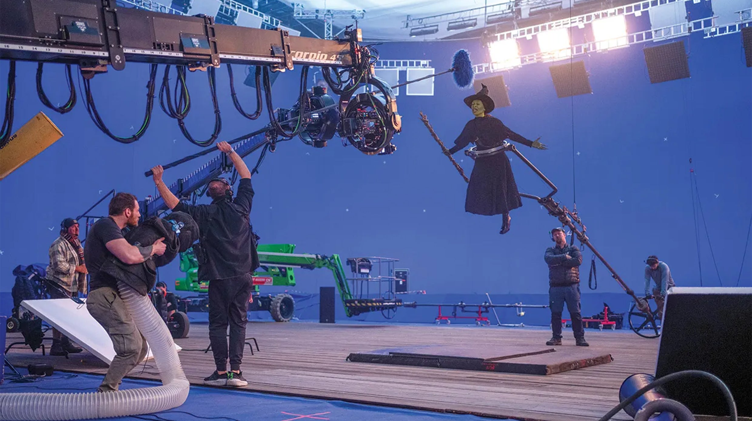 <p>Cynthia Erivo is photographed behind the scenes of ‘Wicked’ in 2023</p>