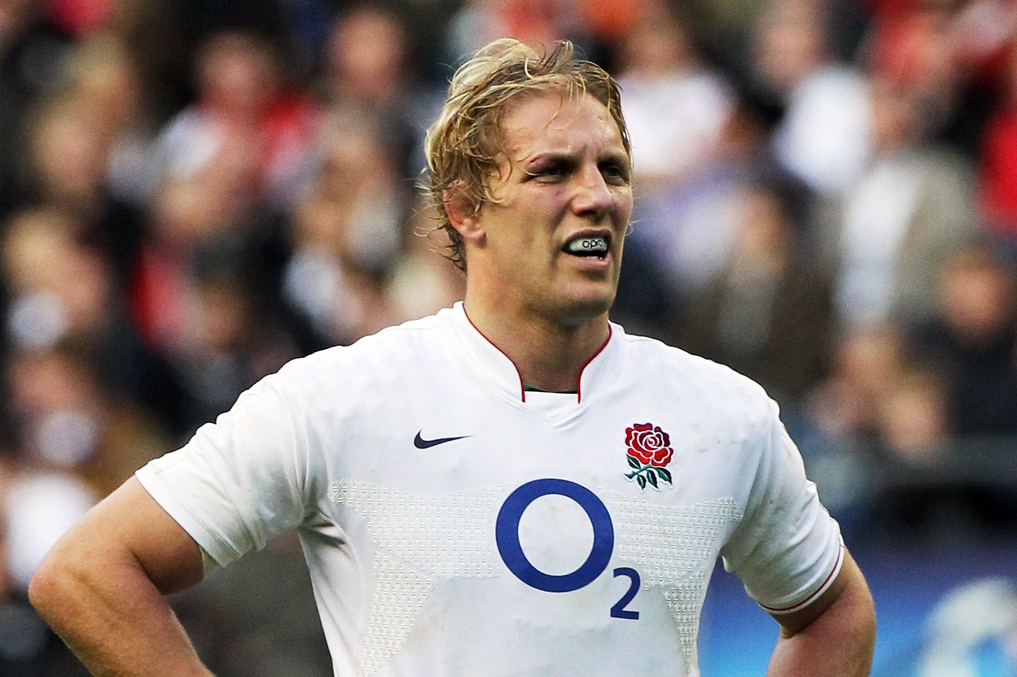 <p>Former England captain, Lewis Moody, who has MND</p>