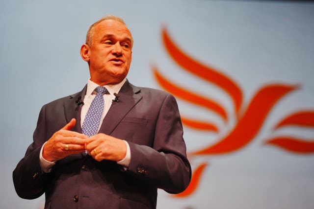 Sir Ed Davey will visit the North East Fife constituency represented by for Liberal Democrat leader Lord Menzies Campbell on Tuesday (Ben Birchall/PA)