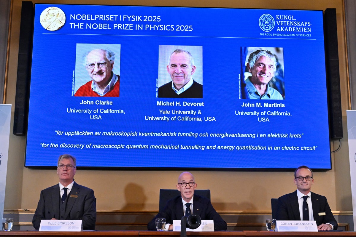 Scientists in US awarded the Nobel Prize in Physics for quantum mechanics discovery