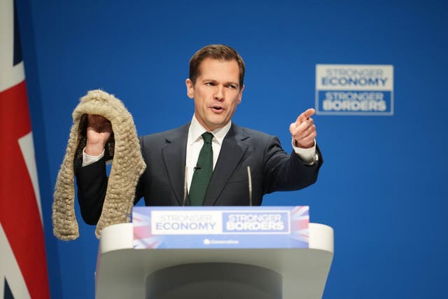 <p>Robert Jenrick’s speech meandered so much that it formed oxbow lakes that were completely cut off from the main stream</p>