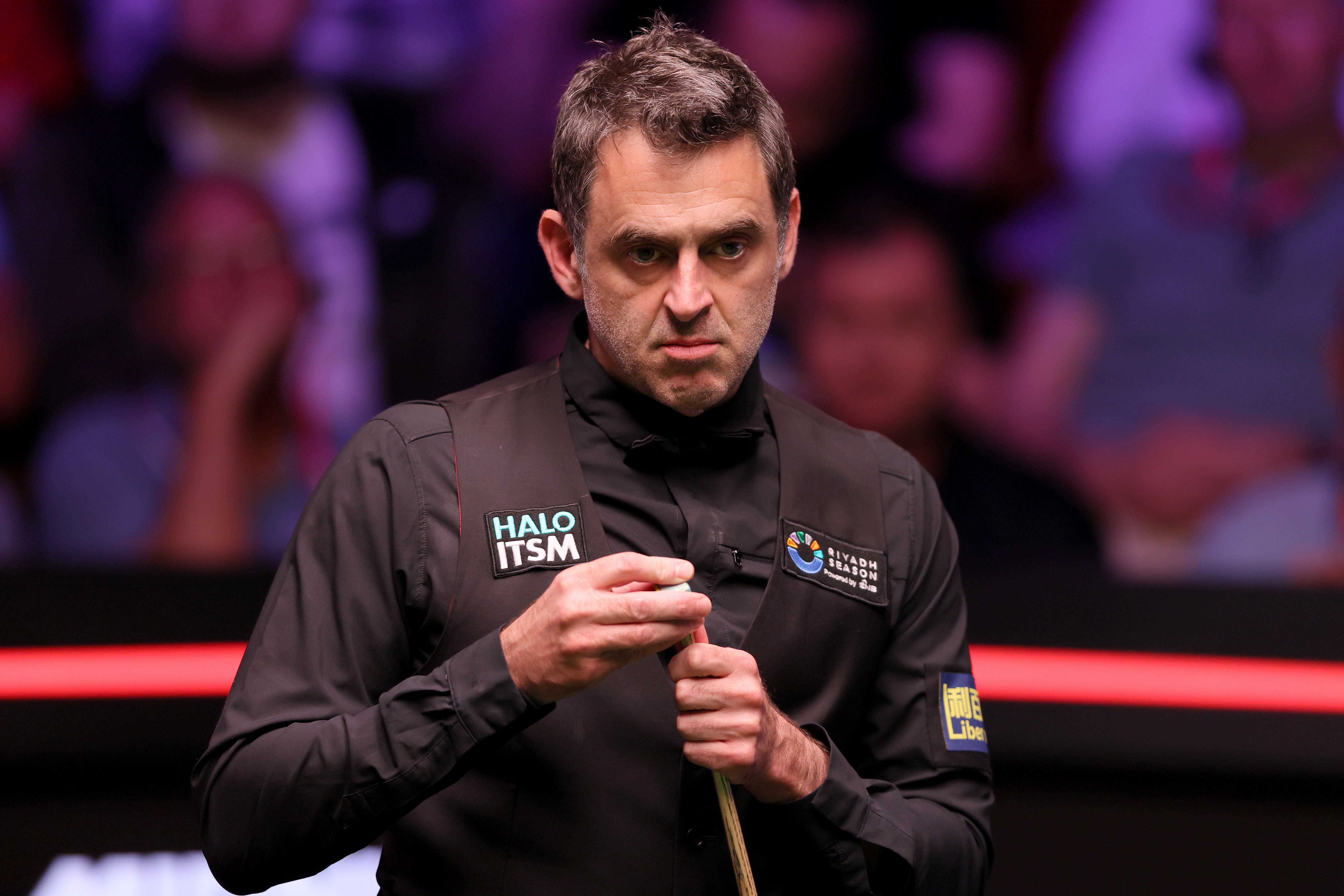Ronnie O’Sullivan crafted a fine break of 107 in the opening frame (Richard Sellers/PA)