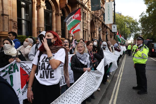 <p>Protesters from a number of London universities attend a pro-Palestine demonstration on October 7, 2025 in London, EnglandPalestine. (Photo by Dan Kitwood/Getty Images)</p>